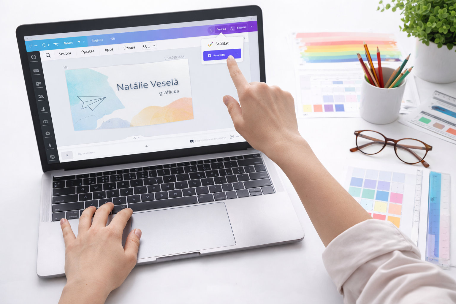 Jak správně sdílet návrh z Canvy pro tisk