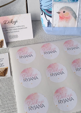 Samolepky – kolečko