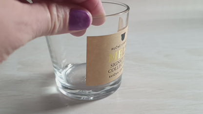 Zlacené papírové samolepky – kraft nebo bílý papír