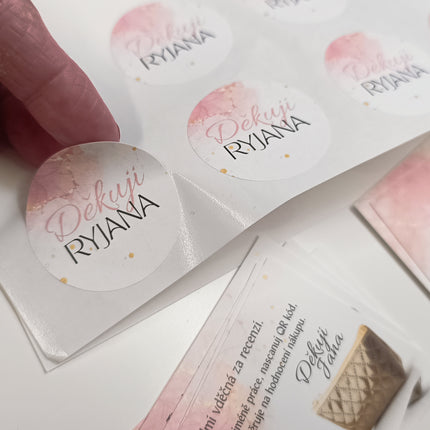 Samolepky – kolečko