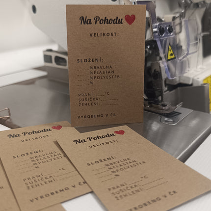 Velikostní kartičky