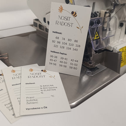 Velikostní kartičky