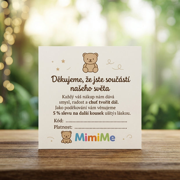 Slevové a děkovací karty