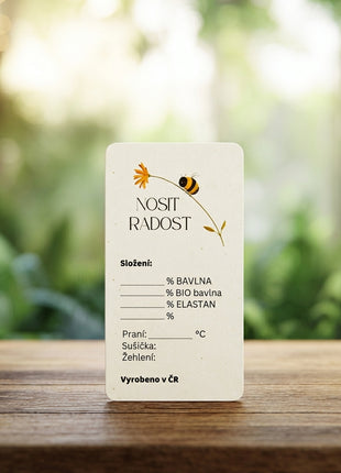 Velikostní kartičky