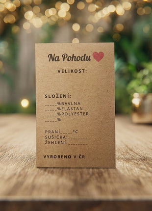 Velikostní kartičky