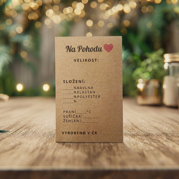 Velikostní kartičky