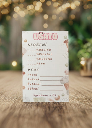 Velikostní kartičky