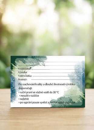 Velikostní kartičky