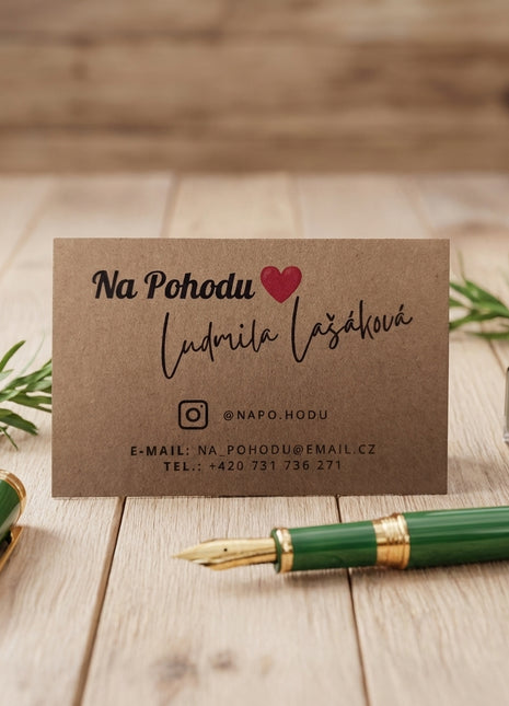 Přírodní & prémiové vizitky